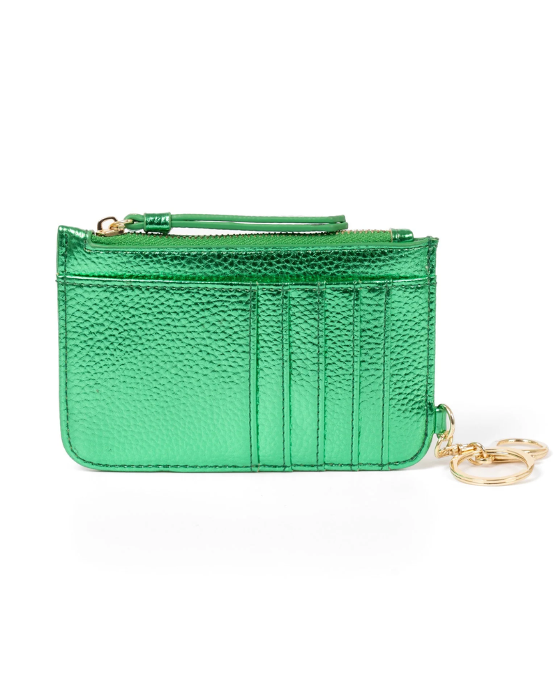 Mia Metallic Card Holder in Assorted Colours