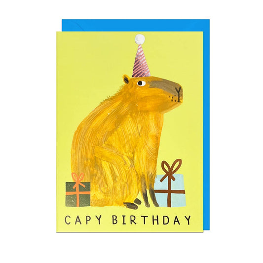 Capy Birthday Greetings Card