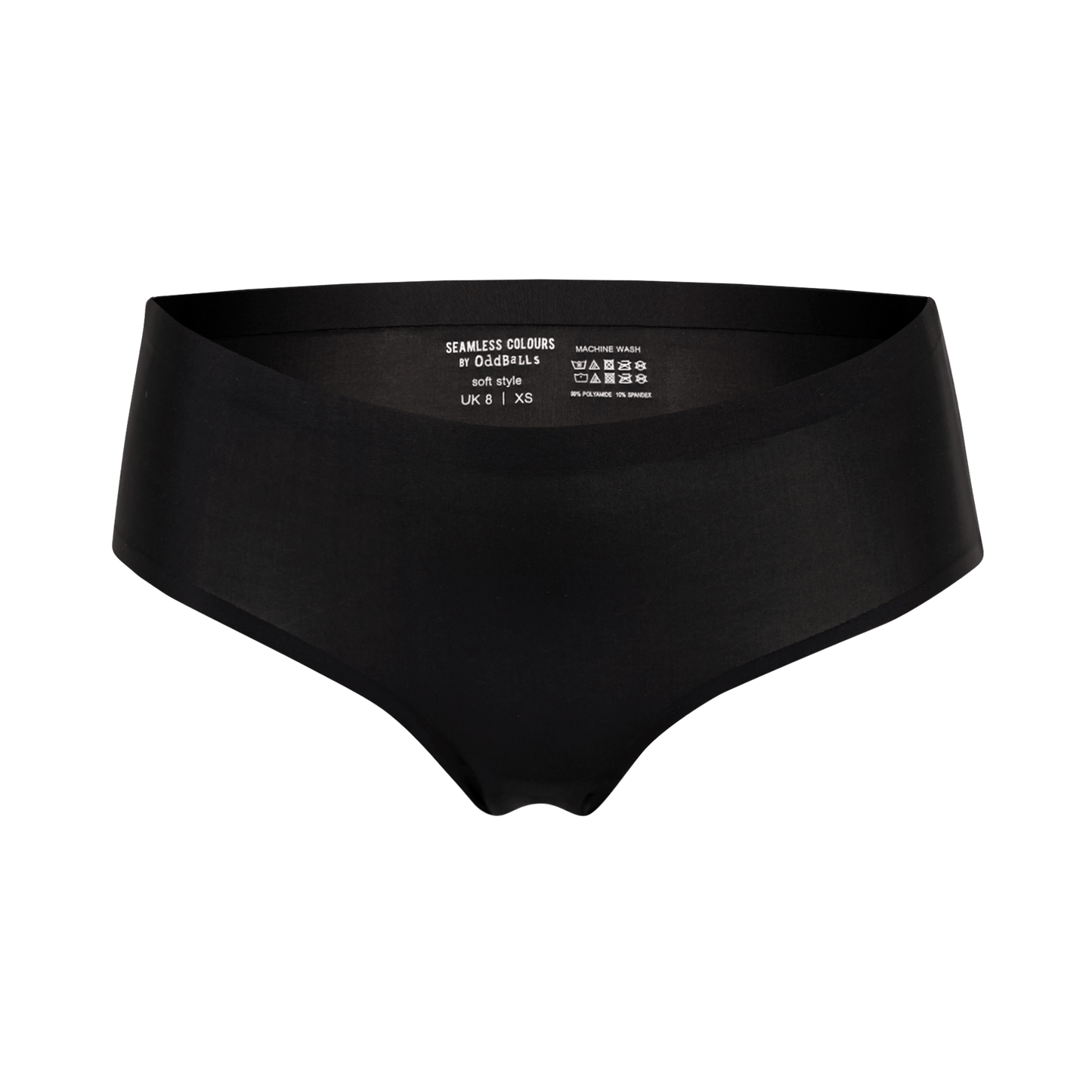 Classic Black Seamless Full Briefs