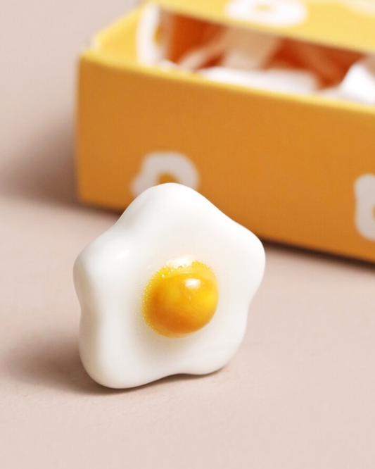Good Egg Tiny Ceramic Token In Matchbox