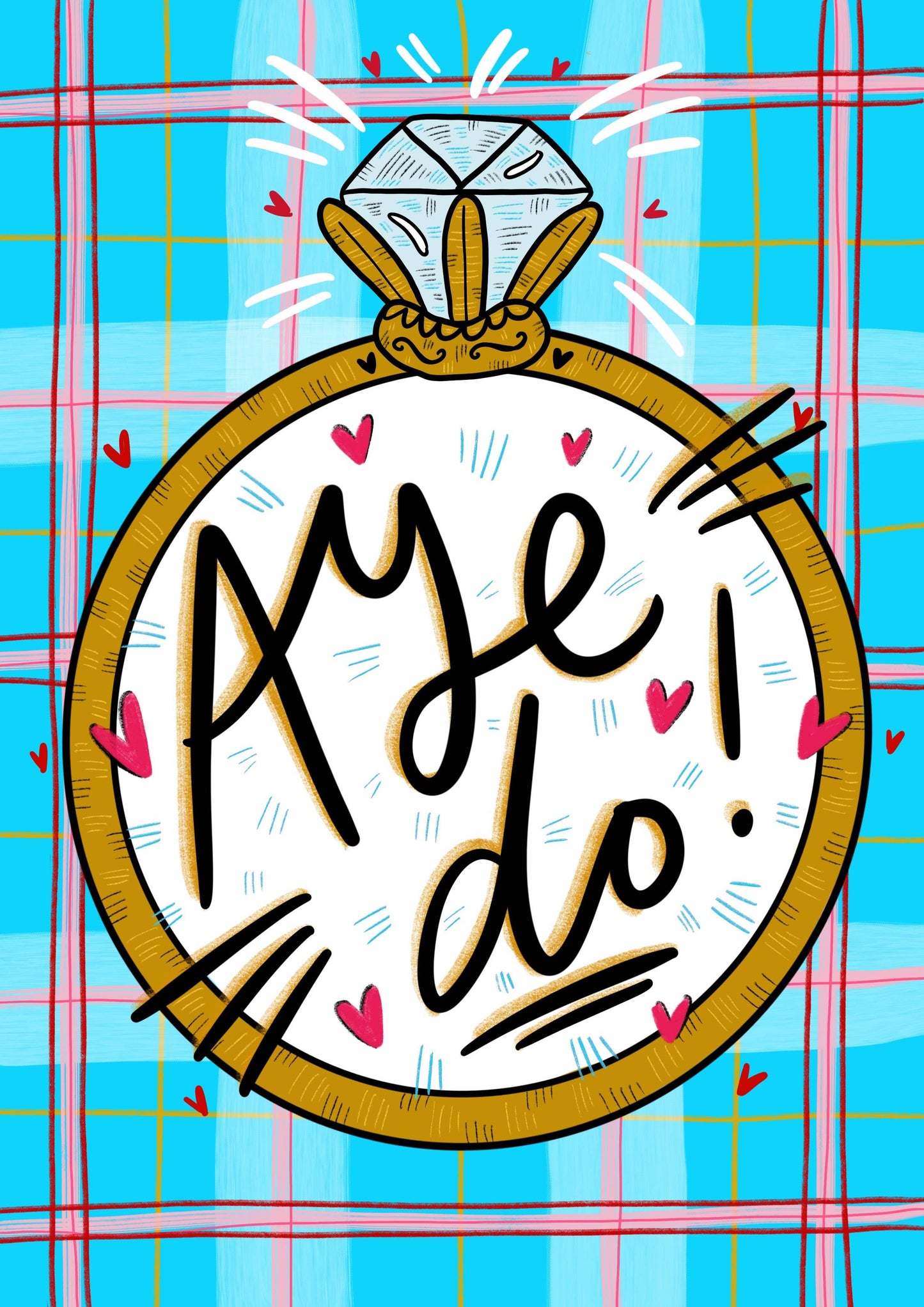 ‘AYE DO!’ Scottish Engagement Card