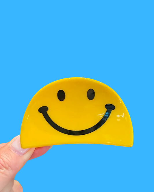 Smiley Face Hair Claw