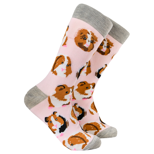 Guinea Pig Unisex Socks Pink