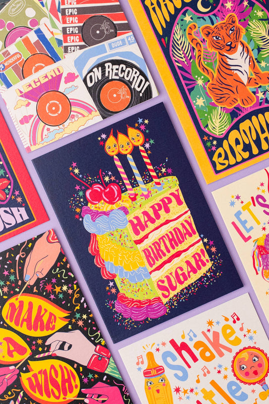 Happy Birthday Sugar Card