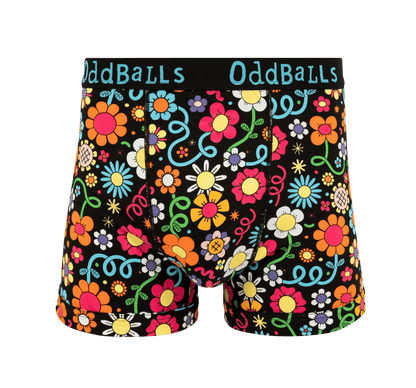 Petal Power Mens Cotton Boxer Shorts
