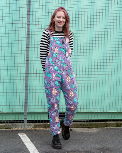 Purrfect Cats Unisex Stretch Dungarees