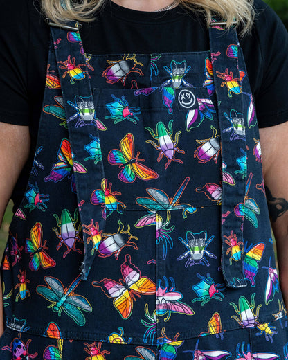 Pride Bugs Unisex Stretch Dungarees