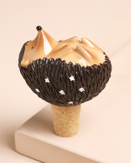 Hedgehog Cork Bottle Stopper