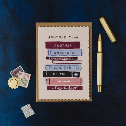 Bookish Birthday Card
