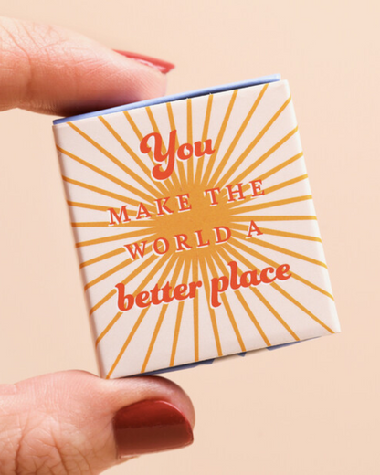 Sunshine Tiny Ceramic Token In Matchbox