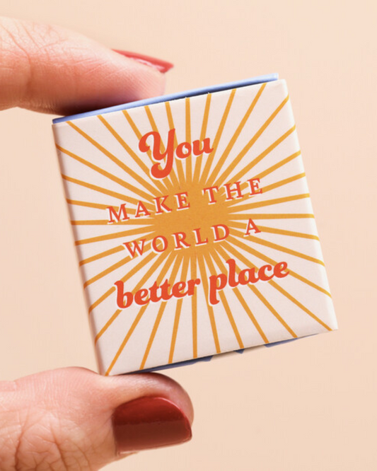 Sunshine Tiny Ceramic Token In Matchbox