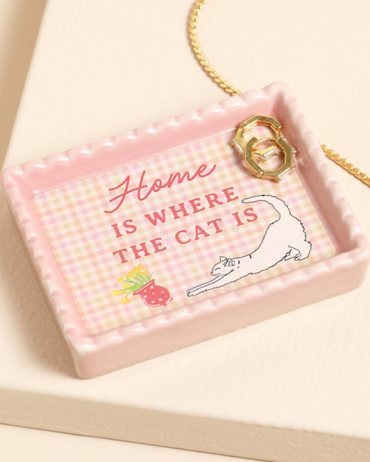 Home is Where the Cat is Trinket Dish