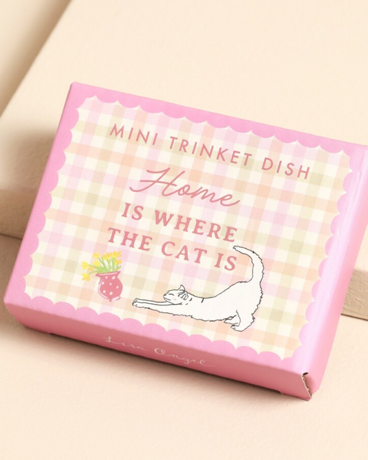 Home is Where the Cat is Trinket Dish