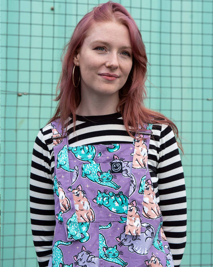Purrfect Cats Unisex Stretch Dungarees