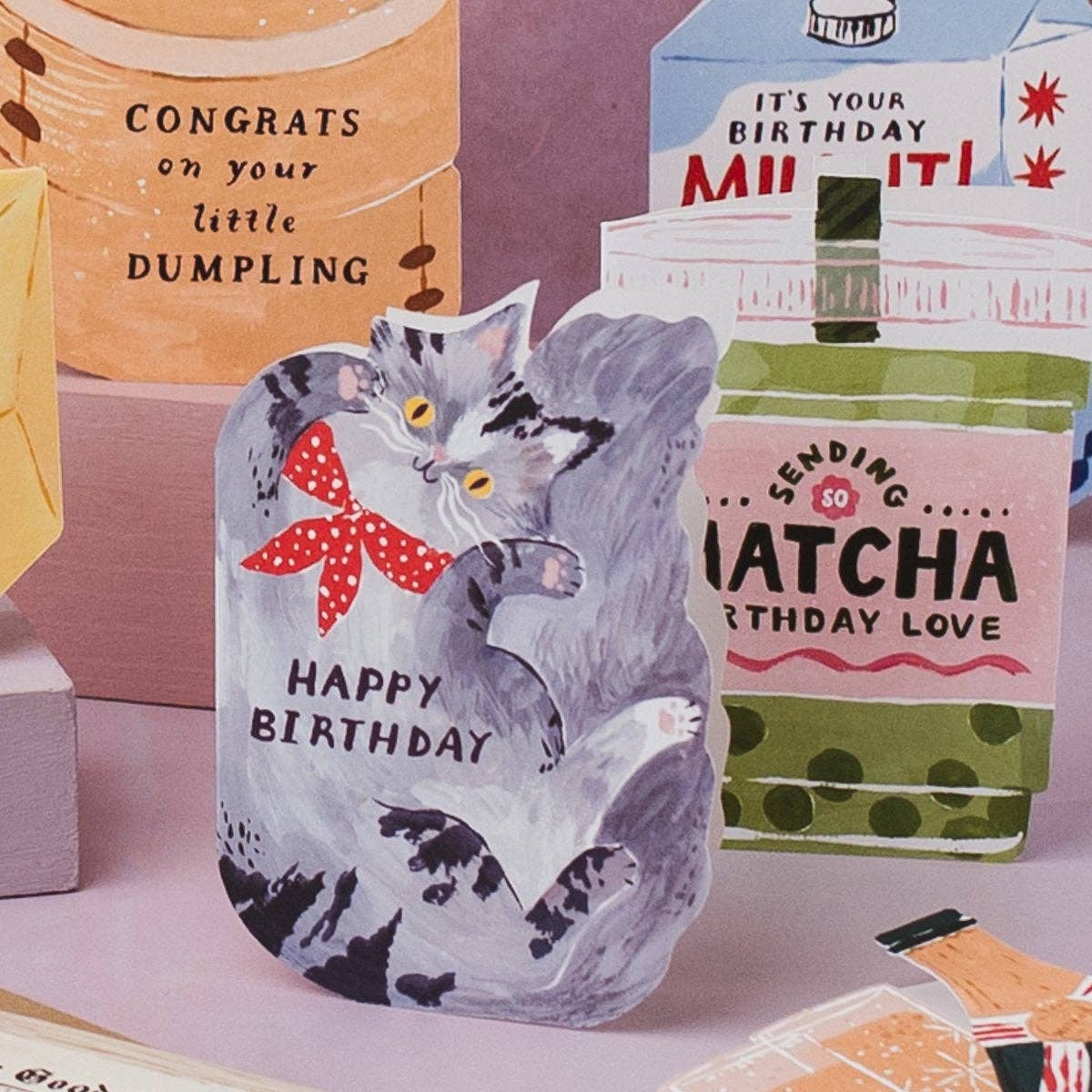 Bandana Cat Birthday Card