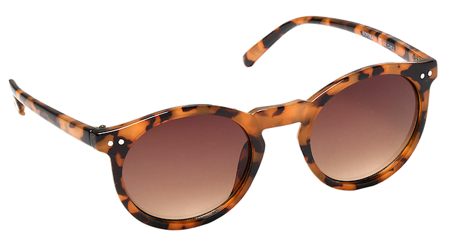 Bordeaux Round Resin Unisex Sunglasses