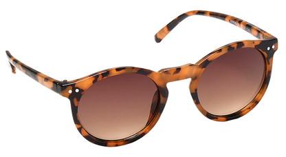 Bordeaux Round Resin Unisex Sunglasses