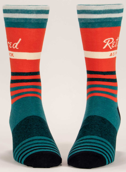 Retired As Fuck Men's Socks