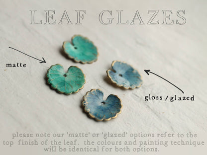 Turquoise Leaf Necklace