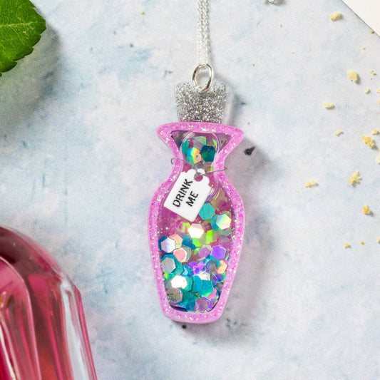 Drink Me Necklace
