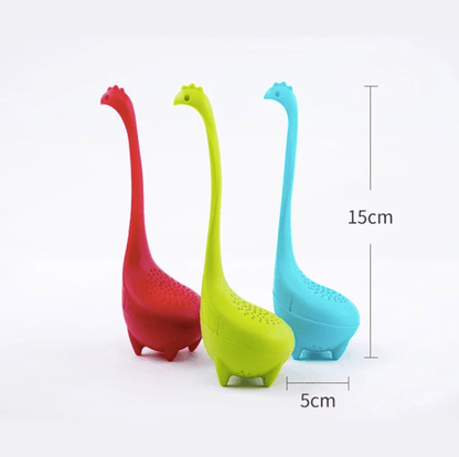 Baby Nessie Dinosaur Tea Infuser Turquoise