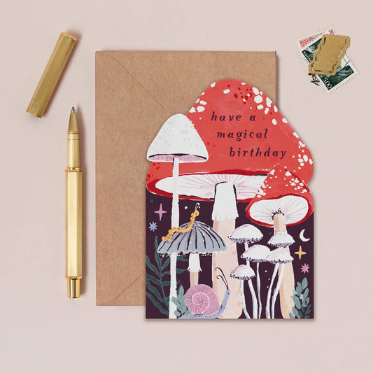 Mushroom Birthday Card | Magic Mushrooms Card