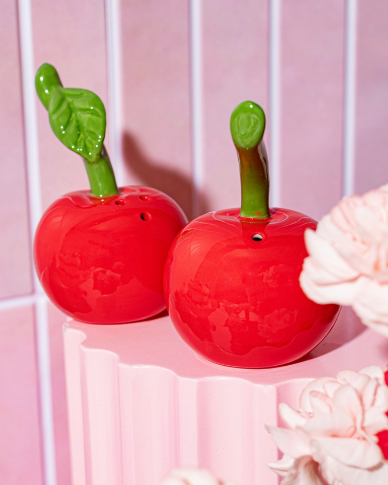 Cherry Salt & Pepper Shakers