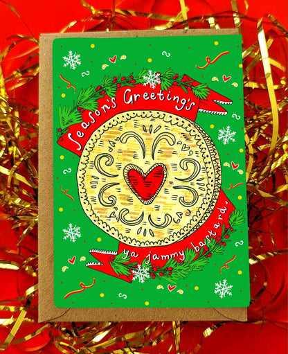 Seasons Greetings Ya Jammy Bastard! Xmas Card