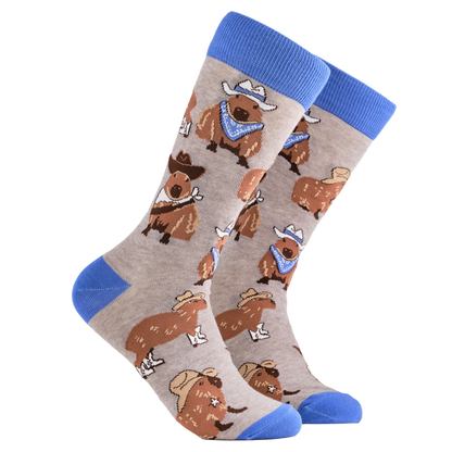 Cowboy Capybara Unisex Socks