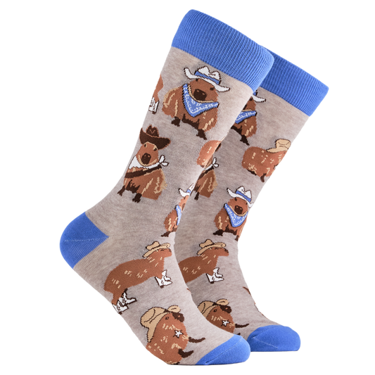 Cowboy Capybara Unisex Socks