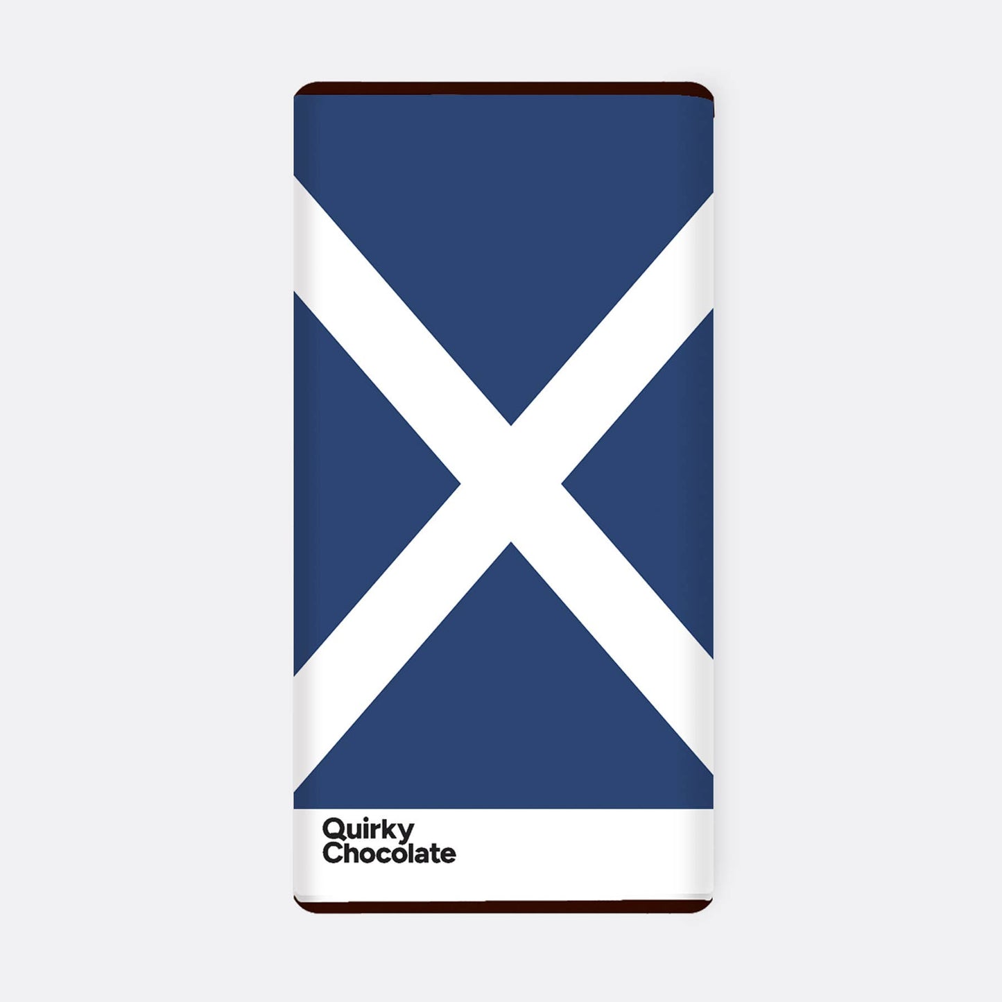 Scotland Flag Salted Caramel Chocolate Bar