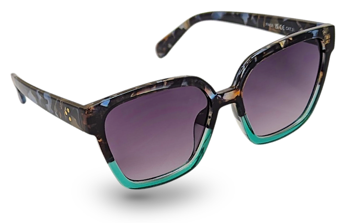Paige Oversized Resin Frame Unisex Sunglasses Assorted