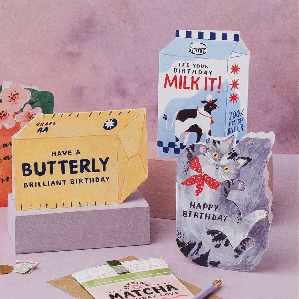 It's Your Birthday Milk It Greeting Card