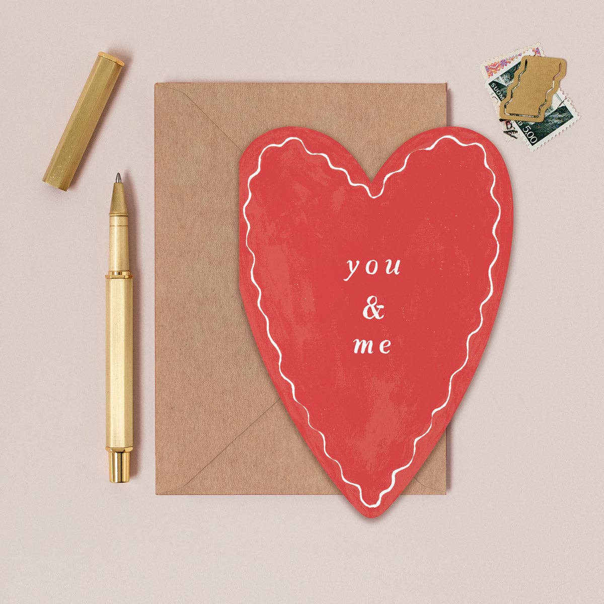 You & Me Heart Card | Anniversary Cards | Valentines Cards