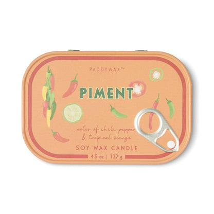 Pimento Chilli And Mango Bistro Tin Candle By Paddywax