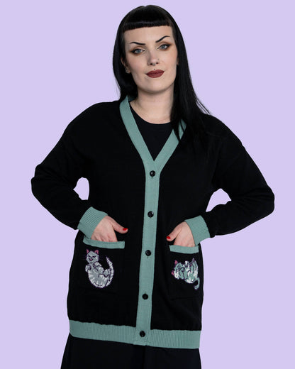 Purrfect Cats Long Cardigan Rebel Romance x Abi Perry