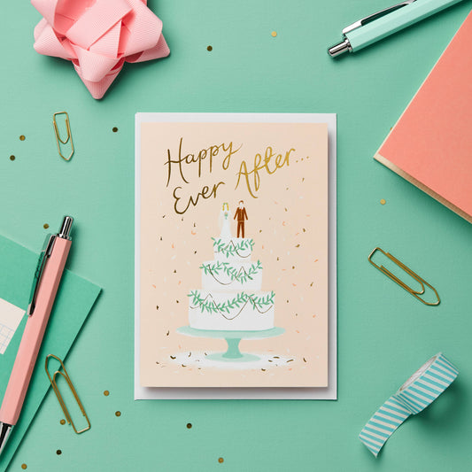 Happy Ever After Wedding Card