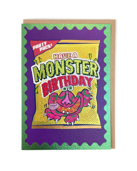 Have a Monster Munch Birthday Card