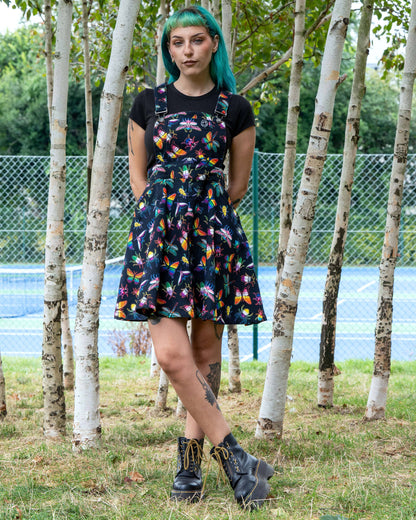 Pride Bugs Flared Pinafore Dress