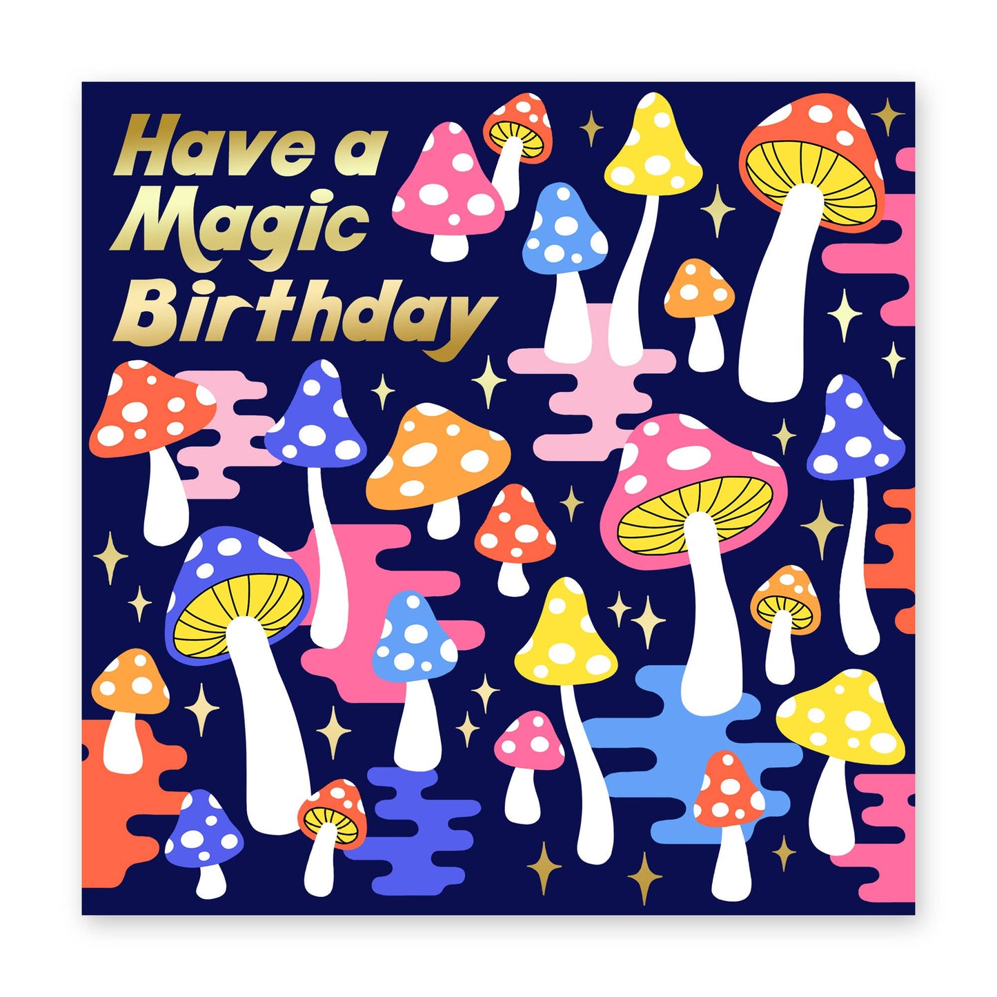MAGIC MUSHROOMS Greeting Card