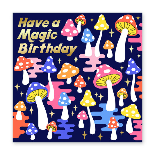 MAGIC MUSHROOMS Greeting Card