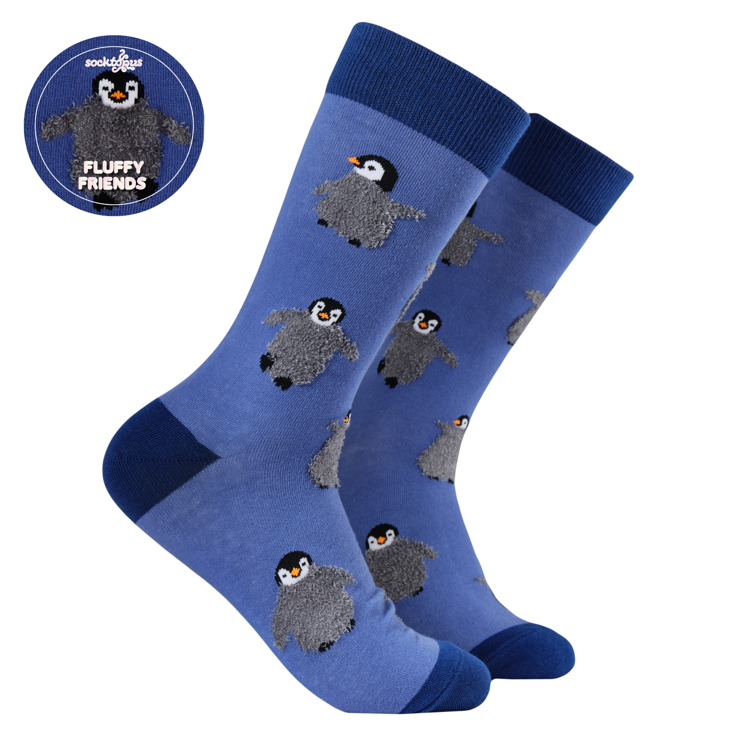 Fluffy Penguin Unisex Socks
