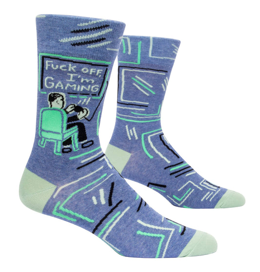 Fuck Off, I'm Gaming Men's Socks
