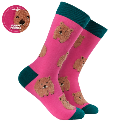 Fluffy Wombat Unisex Socks
