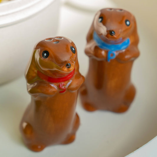 Dachshund Salt & Pepper Shaker By Helio Ferretti