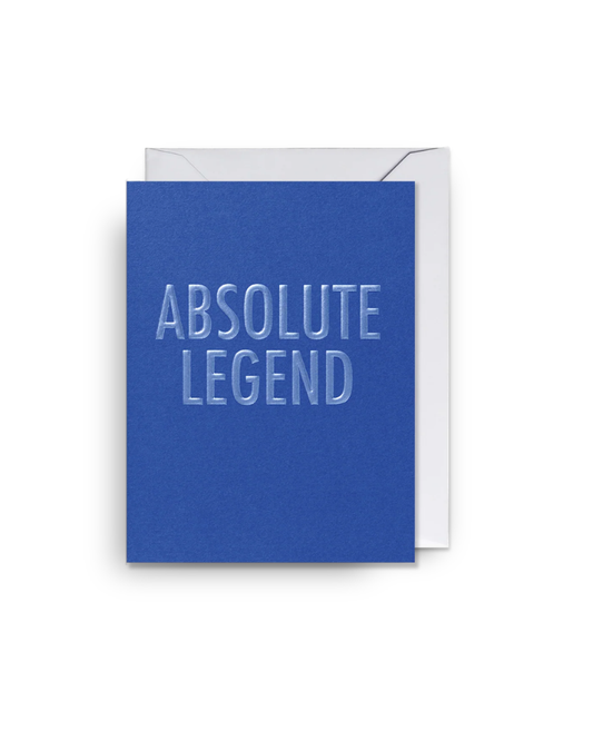 Absolute Legend Mini Greeting Card