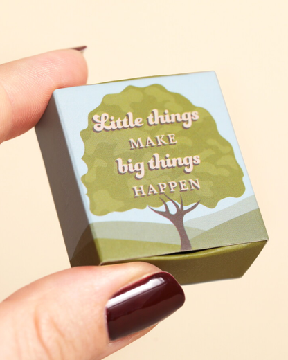 Acorn Tiny Ceramic Token In Matchbox