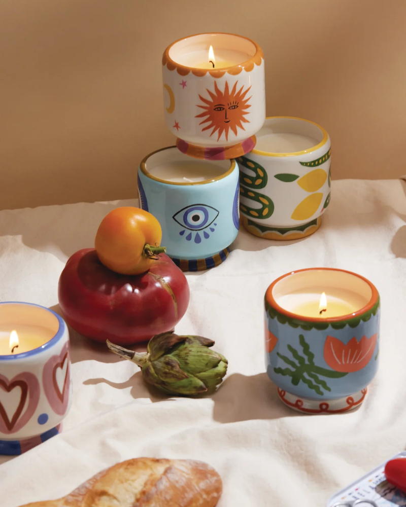 Hearts A Dopo Ceramic Candle Rosewood Vanilla By Paddywax
