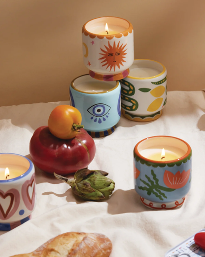 Hearts A Dopo Ceramic Candle Rosewood Vanilla By Paddywax