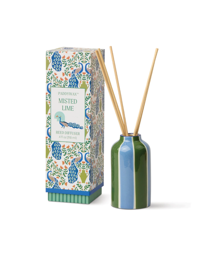 Peacock A Dopo Ceramic Diffuser Misted Lime By Paddywax